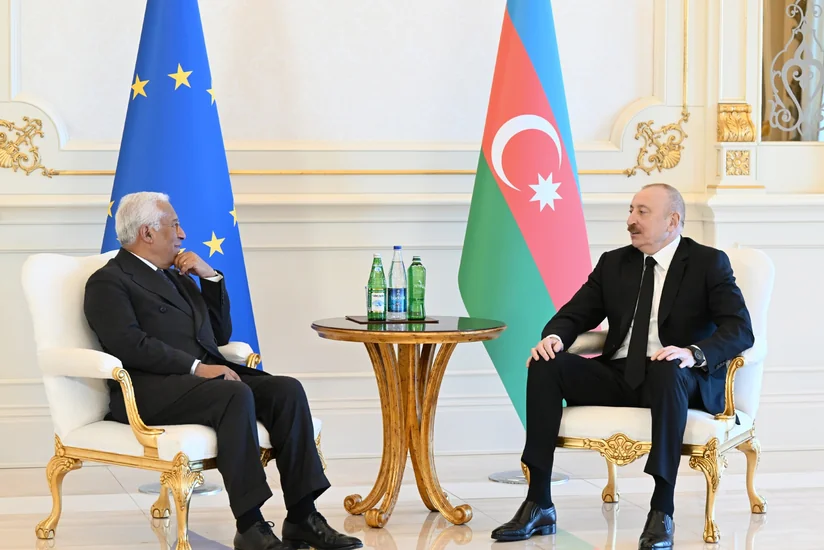 İlham Əliyevin Avropa İttifaqı Şurasının prezidenti ilə 