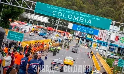 Kolumbiya Ekvadordan idxala 100%-lik 