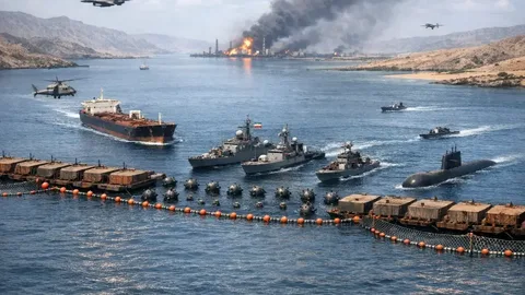 Hörmüz boğazında mina sahələri 