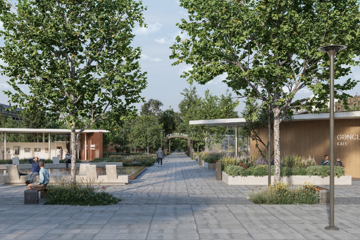 Bakıda iki böyük parkın piyada zonaları 