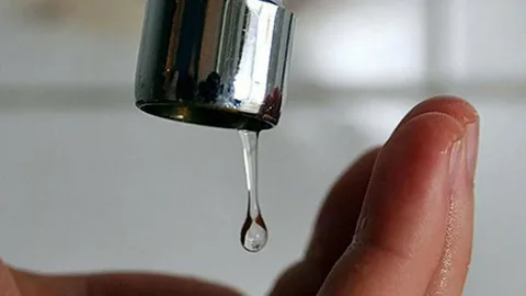 Sumqayıt şəhərində su təchizatında 