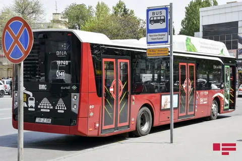 Bakıda 30 avtobus marşrutunun 