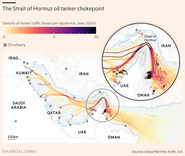 Hörmüzün blokadası dünyanı 2008 miqyaslı