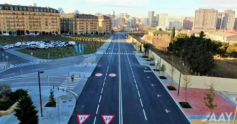 Bakıda yol infrastrukturunun genişmiqyaslı yenilənməsinə 