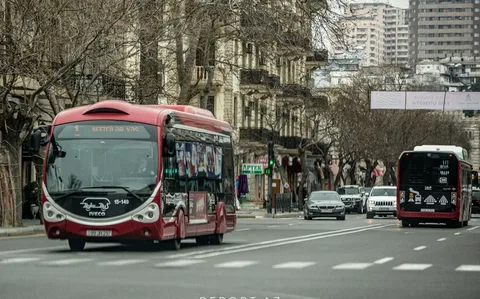Bakıda 2 avtobus marşrutunun hərəkət sxemi 