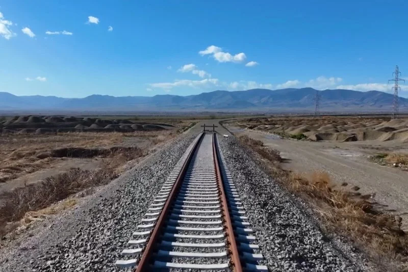 Ağdam-Xankəndi dəmir yolu xəttinin tikintisinin 