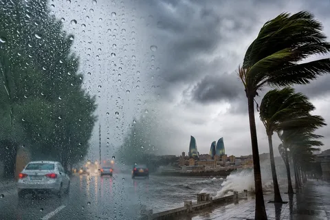Bakıda və Abşeronda yağış, bəzi rayonlarda 