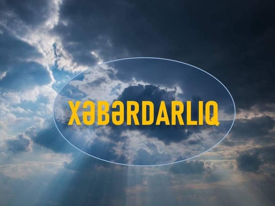 Bu gün yağışlı hava gözlənilir –