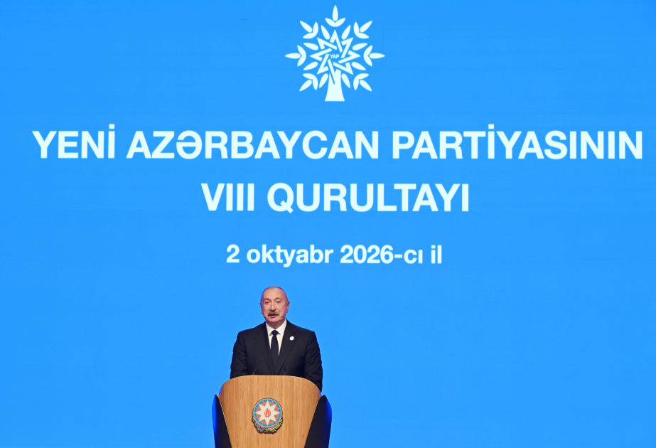 Prezident İlham Əliyev: Yeni Azərbaycan Partiyası Cənubi Qafqazın ən böyük 