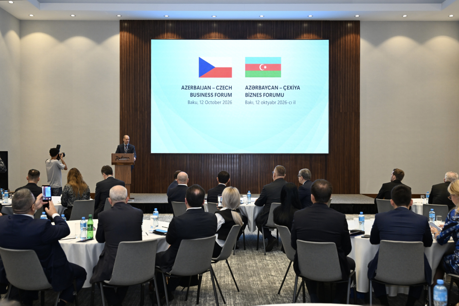 Bakıda Azərbaycan-Çexiya biznes forumu 