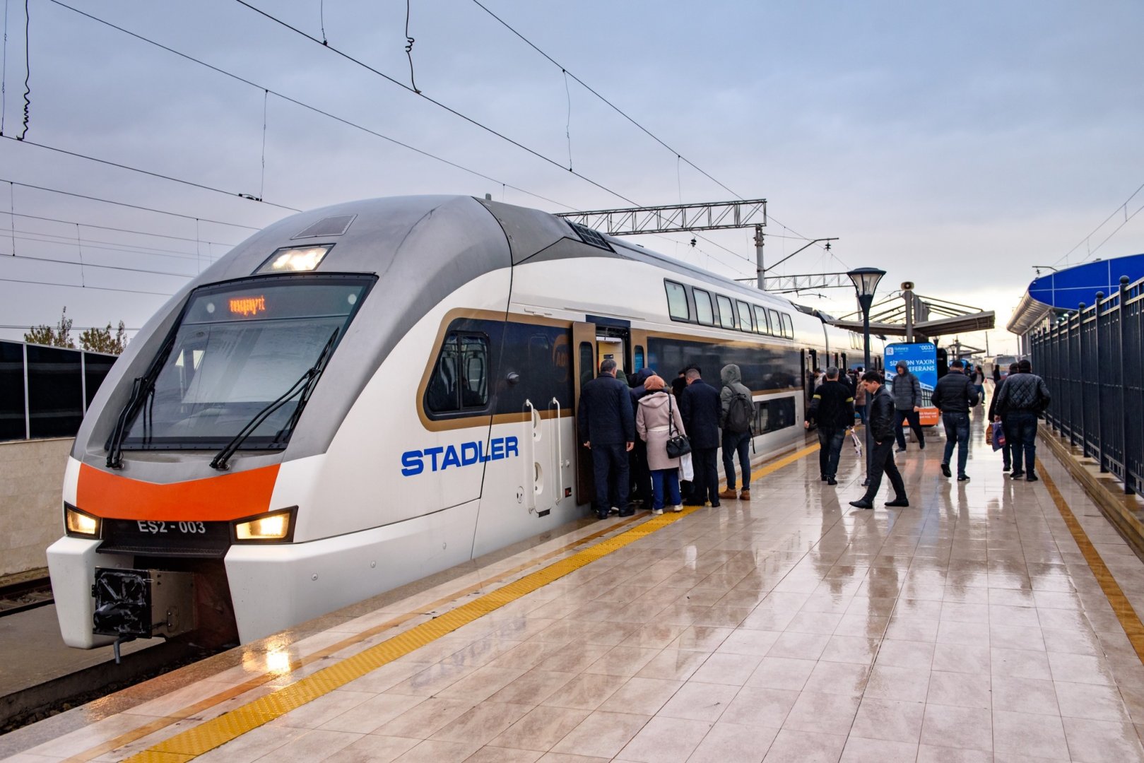 Bakı–Qazax–Bakı marşrutu üzrə sürətli qatarlarla start verilir 