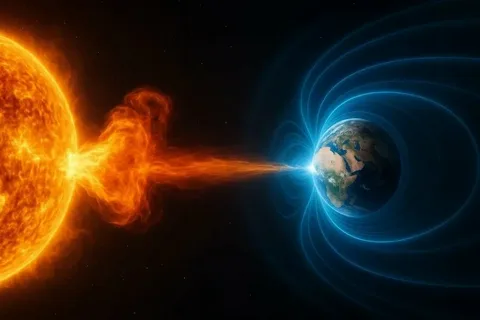 Yer üzündə maqnit qasırğaları 