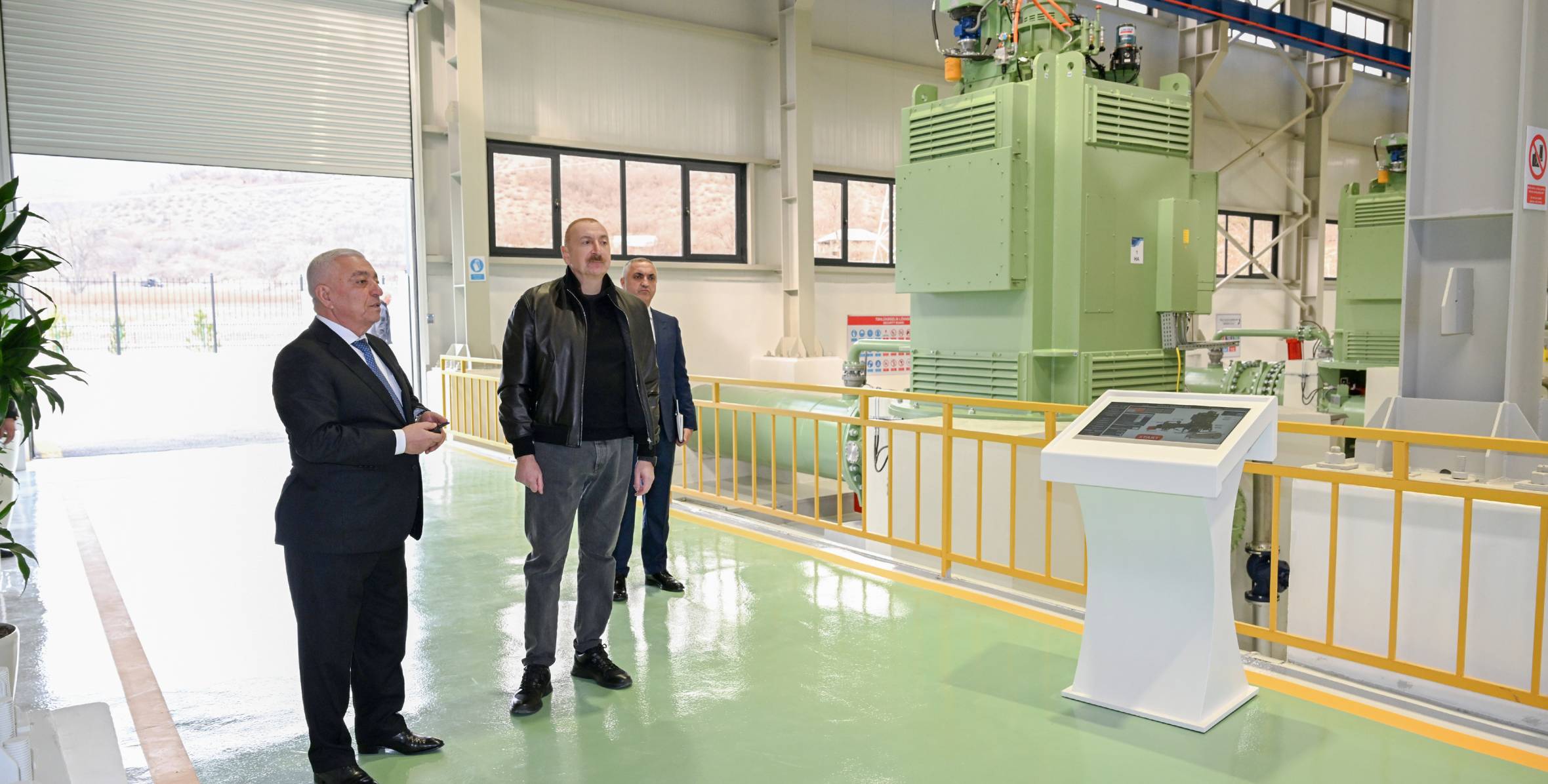 Prezident  "Qozlukörpü" Su Elektrik Stansiyasının 