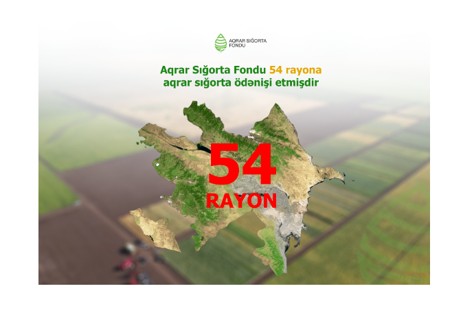 Aqrar Sığorta Fondu 54 rayonda sığorta ödənişləri