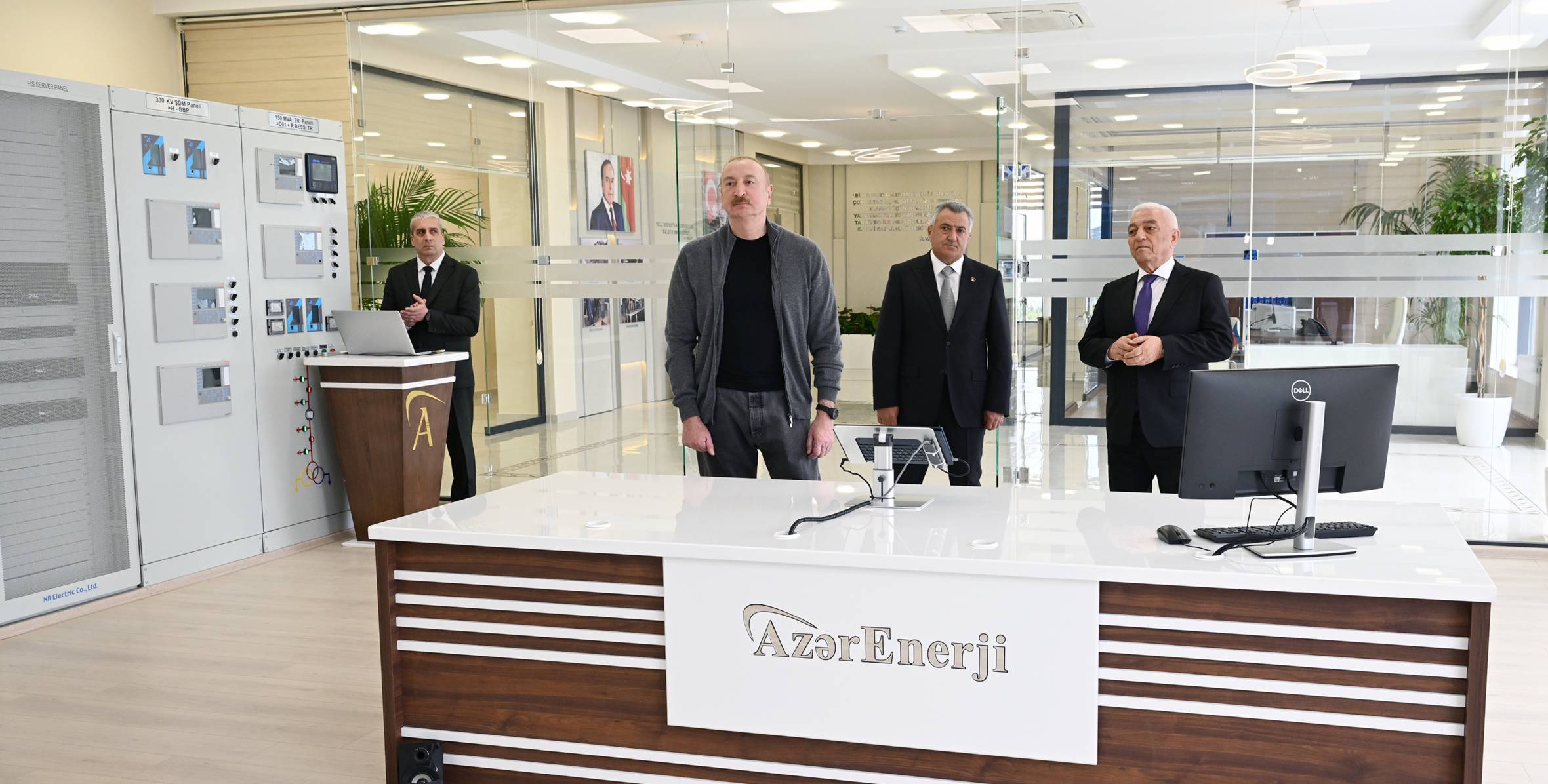 İlham Əliyev “Abşeron” Batareya Enerji Saxlanc Mərkəzinin