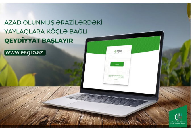 Azərbaycanda yaylaq mövsümü ilə bağlı fermerlərin qeydiyyatına 