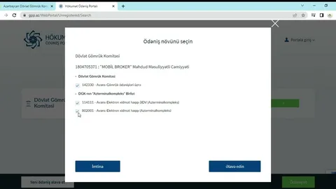 Gömrük bəyannamələrinin qaydalarında 