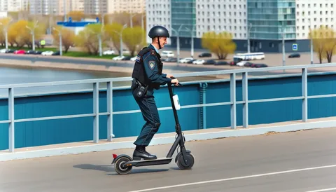 Yol polisi skuterlərdən istifadə edənlərə 