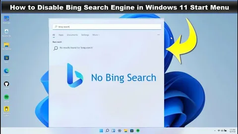 Windows 11-də Bing veb-axtarışını tam qapatmaq 