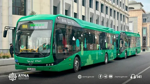 Bakıda pulsuz elektrobuslar 