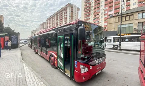 Bakıda bəzi avtobus marşrutunun hərəkət sxemi