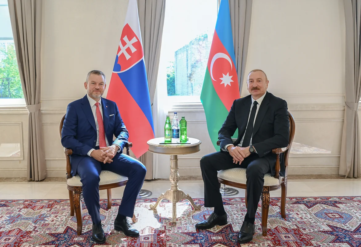 Şuşada Azərbaycan və Slovakiya prezidentlərinin