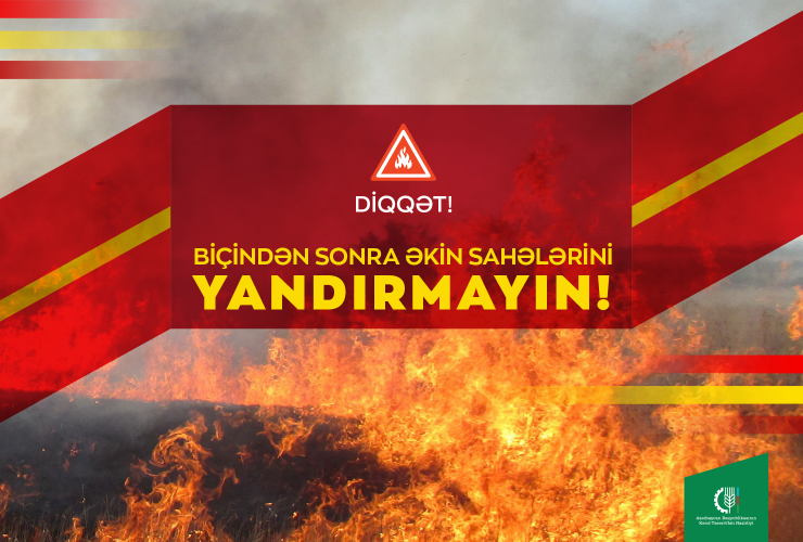 Fermerlərin diqqətinə: Sahəni yandıran 