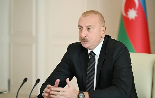 İlham Əliyev və Fridrix Merts mətbuat konfransı 
