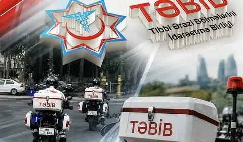 Bakıda təcili tibbi yardım xidmətində motosikletlərdən 