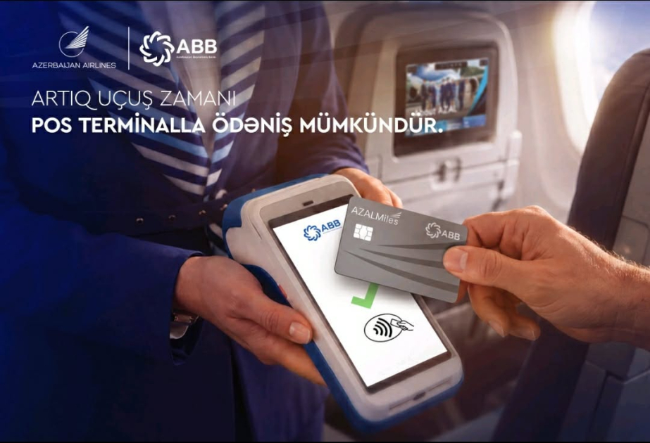AZAL təyyarələrində POS-terminal vasitəsilə ödəniş etmək 