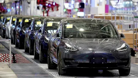 Tesla Çində təxminən 3 milyon avtomobili