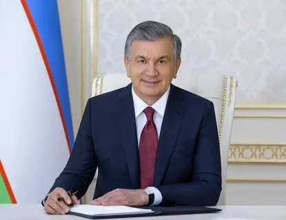 Şavkat Mirziyoyev "Heydər Əliyev" ordeni ilə 