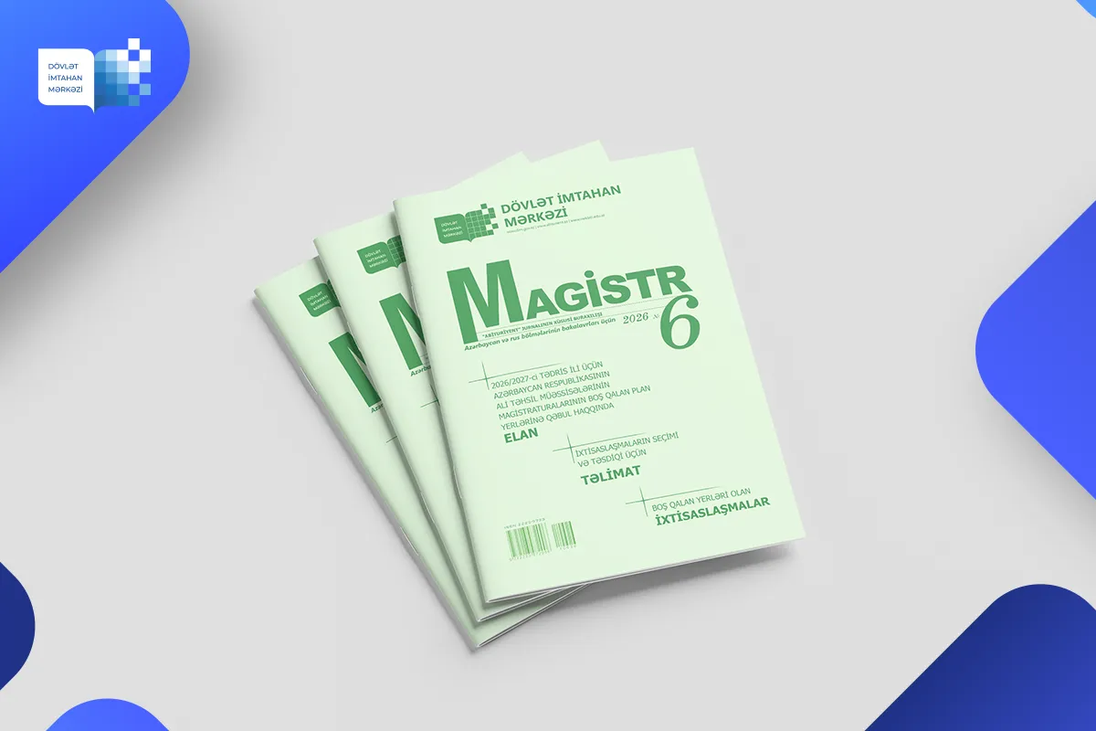 «Magistr» jurnalının 6-cı nömrəsi 
