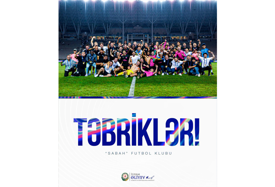 Prezident İlham Əliyev "Sabah" futbol klubunu 