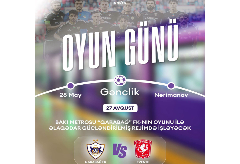Bakı metrosu bu axsam gücləndirilmiş rejimdə 