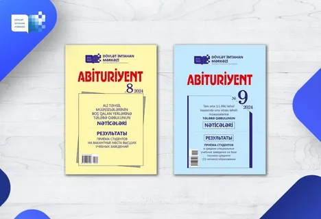 DİM“Abituriyent” jurnalının 8-ci və 9-cu nömrələrini