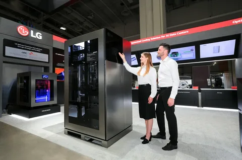 “LG Electronics” süni intellekt məlumat mərkəzləri üçün soyutma sistemləri 