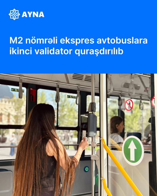 M2 ekspres marşrut avtobuslarında 