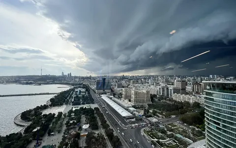 Azərbaycanda yağıntılı hava şəraiti 