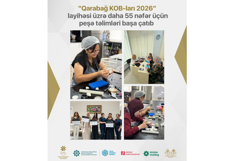 “Qarabağ KOB-ları” layihəsində daha 55 nəfər 