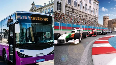 Formula 1  ilə bağlı avtobus marşrutlarının 