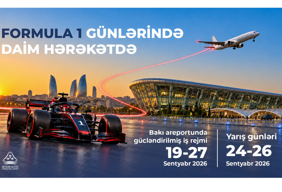 Formula 1 öncəsi Bakı hava limanı gücləndirilmiş