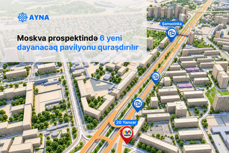 Moskva prospektində 6 yeni 