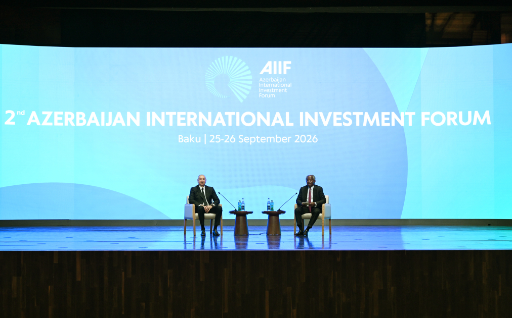 Prezident İlham Əliyev Forum çərçivəsində keçirilən 
