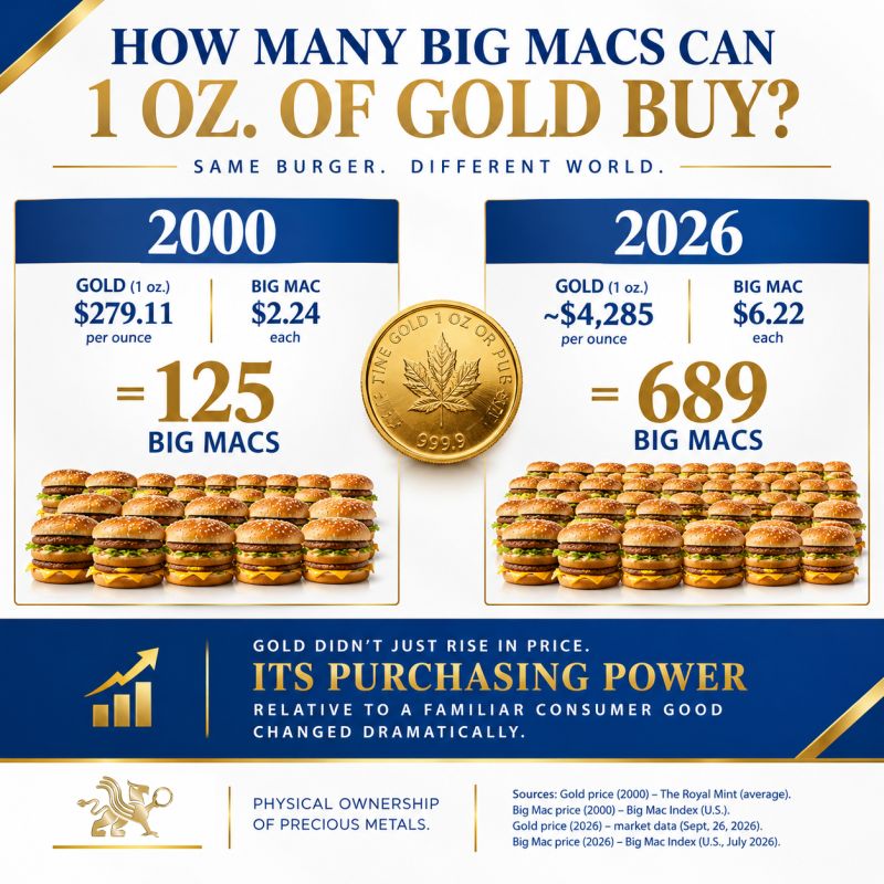 Qızıl və “Big Mac”: 26 ildə 