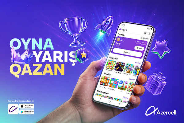 Azercell yeni “Oyun Portalı”nı 