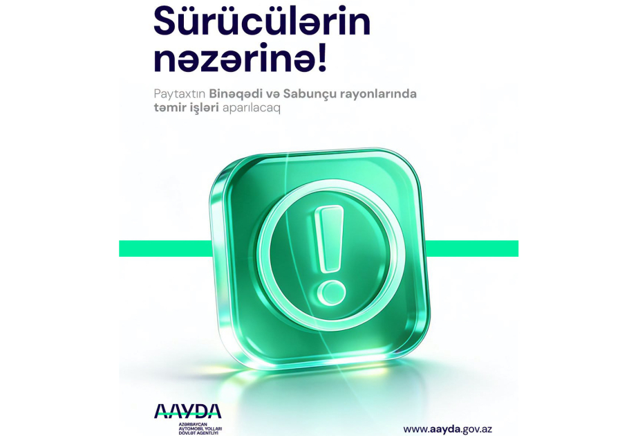 Bakıda iki ərazidə yollarda təmir işləri 
