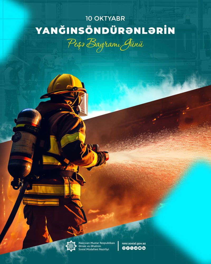 10 oktyabr – Azərbaycanda yanğınsöndürənlərin 