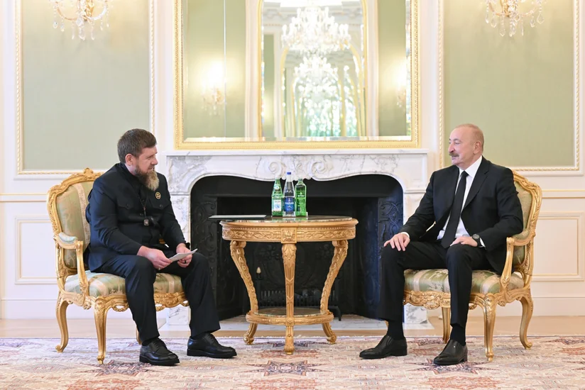 İlham Əliyev Ramzan Kadırovu 