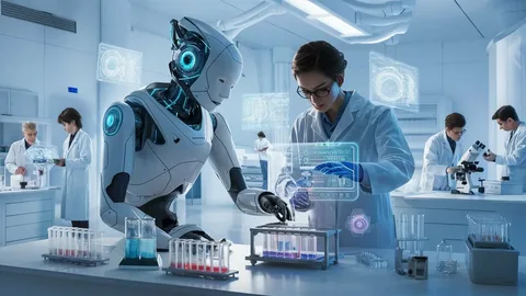 Süni intellekt farmaseptik tədqiqatlarda laboratoriya avadanlıqlarına 